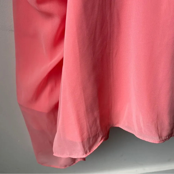 NWT DESSY Collection salmon / ginger pink prom dress / evening gown - Picture 7 of 14